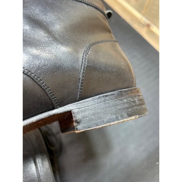 Johnston & Murphy Mens Black Leather Ankle Boots Lace-Up Dress Shoes Size 10.5 main image 8